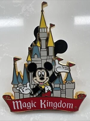 Walt Disney World Magic Kingdom Cinderella Castle Mickey Mouse 2008 PIN Official - Image 1 of 4