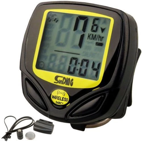 CONTACHILOMETRI WIRELESS BICI DIGITALE SENZA FILI MTB IMPERMEABILE COMPUTER KM - Immagine 1 di 1