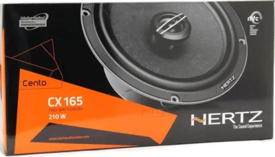 HERTZ CX165 6 1/2" CENTO AUDIO 210W 2-WAY TETOLON TWEETERS COAXIAL SPEAKERS NEW