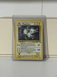 Magneton Holo Fossil Set Unlimited 11/62 Rare Vintage WOTC Pokemon Card - Picture 1 of 2