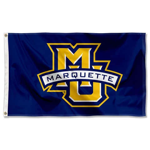 Marquette Golden Eagles Wordmark Flag Large 3x5 Cover