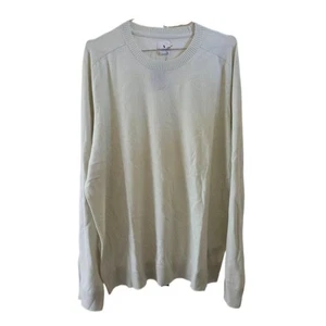 Nuevo suéter de manga larga 100 % lana ligero verde claro para hombre - Imagen 1 de 4