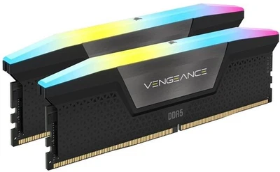 Corsair Vengeance RGB 32GB Kit DDR5-6400,  Arbeitsspeicher, schwarz Neu in OVP - Bild 1 von 3