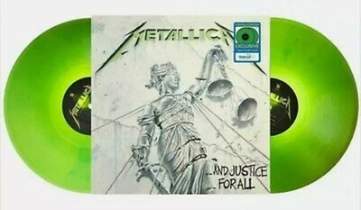 METALLICA- And Justice for all- USA Import Vinyl- Green 2 XLP-Sealed; - Image 1 of 2