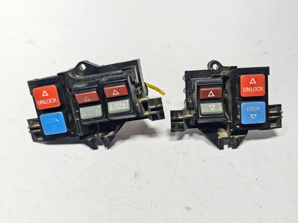 83-88 Ford Ranger Bronco II 2 interruptores de bloqueo de puerta de ventana eléctrica conductor y pasajero Foto 1 de 4