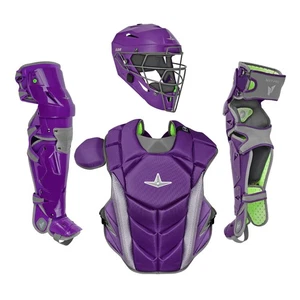All-Star MVP-PRO Intermediate Baseball Catcher's Package - Purple - Bild 1 von 4
