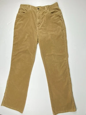 Calvin Klein Jeans Corduroy Pants Womens 10 Khaki Bootcut Casual Soft - Image 1 of 4