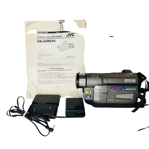 Videocámara JVC GR-SXM245U VHS 600x zoom digital probada funcionando cámara de video retro - Imagen 1 de 18