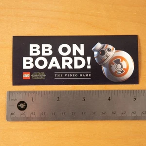 LEGO Star Wars Force Awakens "BB on Board" 5" Sticker - Video Game Merch - Picture 1 of 2