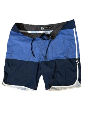 Volcom Men's Swim Trunks, Mod-Tech, Blue & White, Size 33🌊☀️!! - Image 1 of 4