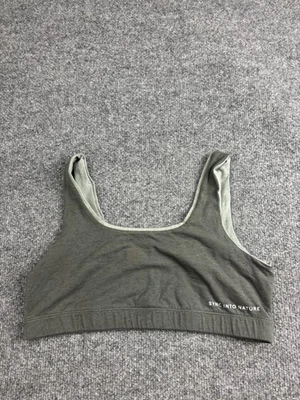 Sujetador deportivo PAKA para mujer grande verde Tencel mezcla de alpaca bralette cuello redondo yoga Foto 1 de 4