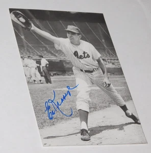 VINTAGE 1960S ED KRANEPOOL NEW YORK METS SIGNED HANDSIGNIERT 4x6 FOTO POSTKARTE - Bild 1 von 1
