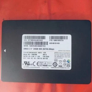 240GB Samsung SSD SM863 MZ-7KM2400 Solid State Drive MZ7KM240HAGR-00005 Genuine - Picture 1 of 2