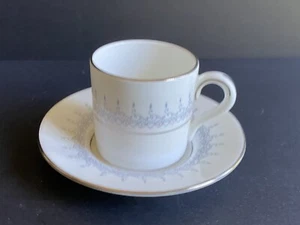 Coalport Bone China Demitasse Teacup Saucer AVON - Picture 1 of 6