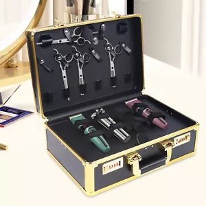 Scatola Organizer Attrezzi Taglio Capelli Portatile Barbiere Salone Stilista Viaggio Custodia - Foto 1 di 14