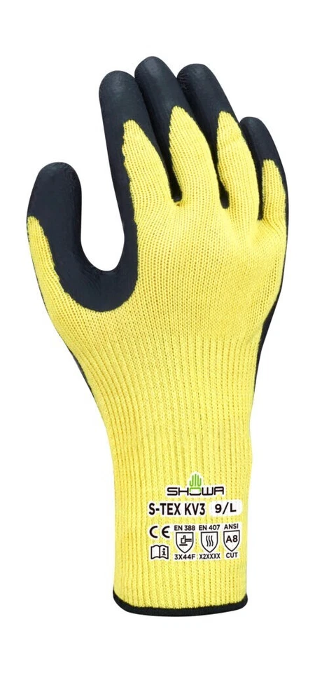 Showa S-TEX KV3 Handschuhe Schnitt Resistent Hagane Spule Technologie Rau Griff - Bild 1 von 3