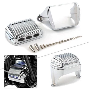 Front Voltage Regulator Cover Accent for Harley Bagger 1997 - 2011 FLH Chrome - Picture 1 of 11