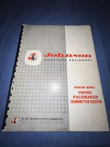 EF Johnson Viking Pacemaker Transmitter Manual Original with Schematic Nice - Picture 1 of 17