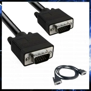 CAVO VGA MASCHIO MASCHIO 1,8 MT METRI PROLUNGA SVGA 15 PIN PER MONITOR LCD PC TV - Afbeelding 1 van 4