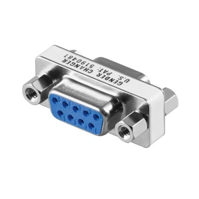 VGA Adapter Kupplung Gender Changer D-SUB 2x 9 pol. Buchse - Bild 1 von 2