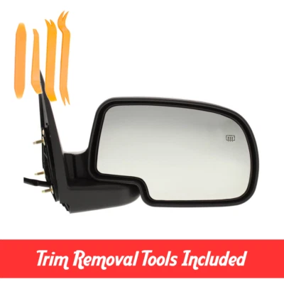 Passenger Side Heated Power Mirror For 2000-2006 Chevrolet Suburban GM1321247 - Image 1 of 4