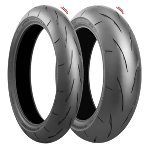 120/70 ZR17 (58W) TL & 200/55 ZR17 (78W) TL Bridgestone Battlax RS11 Tyre Pair - Picture 1 of 24