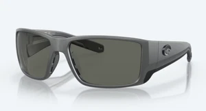 Costa Del Mar Blackfin Pro mattgraues Gestell mit grauer polarisierter Sonnenbrille - Bild 1 von 1