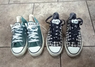 2 Pairs Of Vintage USA 🇺🇸 Made Converse 6 M  8 W - Image 1 of 4