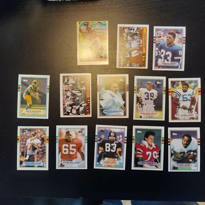 1989 TOPPS BASE FOOTBALL CARDS 1000 yards YOU CHOOSE 40-367 NFL CARD - Image 1 of 2