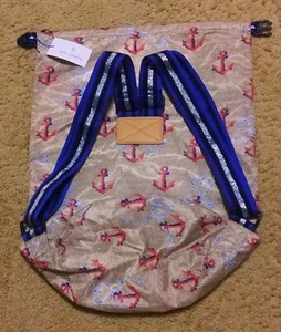 Vera Bradley Backpack Beach Sack - NWT - 15" X 20" Anchor Theme $REDUCED$ - Bild 1 von 4