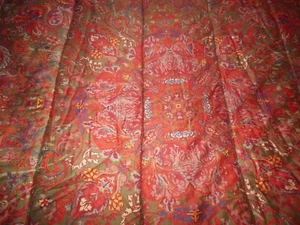 RALPH LAUREN - GALAHAD RED MEDIEVAL SATEEN QUEEN COMFORTER - Picture 1 of 4