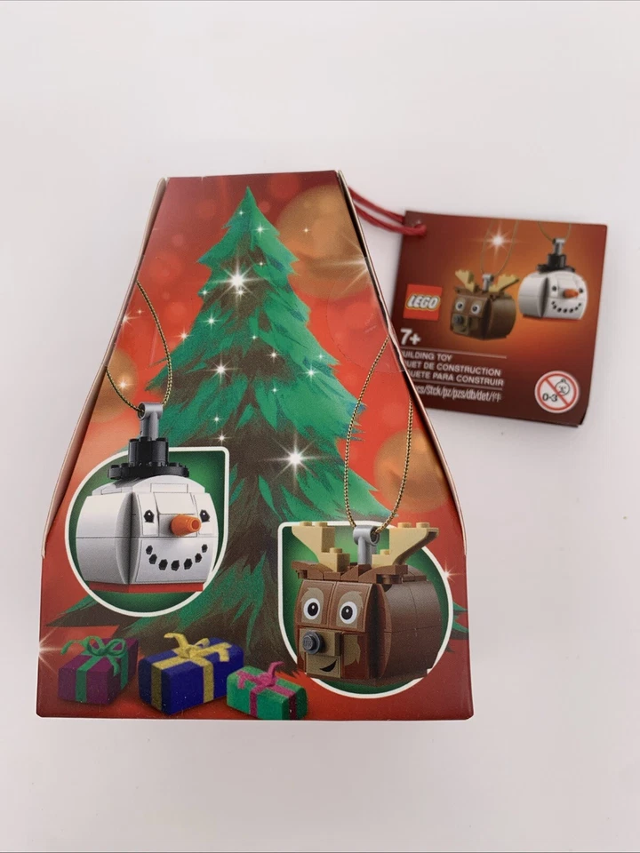 LEGO 854050 Christmas Reindeer and Snowman Duo Ornaments - NIB! - Image 1 of 1
