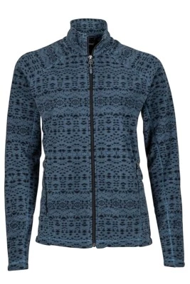 Chaqueta polar Marmot Rocklin cremallera completa para mujer - acero ónix caída solar Foto 1 de 4