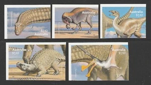 AUSTRALIA 2022 - SCM DINOSAURIOS P&S Set de 5 Estampillada sin montar o nunca montada de los 5 folletos - en Stock - Imagen 1 de 1