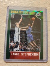 2015-16 Panini Hoops Green #242 Lance Stephenson
