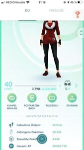 Pokémon Go NO Team Level 40 +8 Shiny