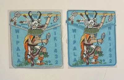 OA BSA KACHINA PATCHES NOAC 1998 WIPALA WIKI LODGE 4-PIECE SET W/ SILVER MYL BDR - Image 1 of 2