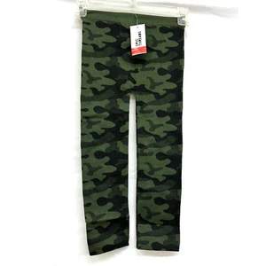 NWT Epic Threads Girls/Unisex Green/Camo Fleece Lined Leggings/Pants Sz 5 - Picture 1 of 4