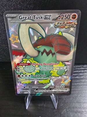 Great Tusk ex 072 Sv: Scarlet & Violet Promo Cards Holo -n - Image 1 of 4