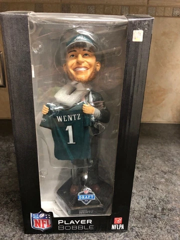 Carson Wentz Eagles NFL Bobblehead 2016 draft Cover