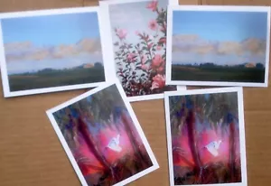 "Art by Celia Set di 5 biglietti per note vuote con buste 4x6" - Foto 1 di 3