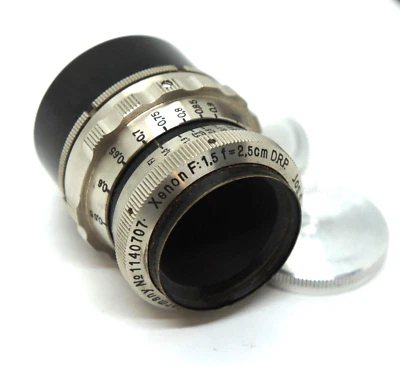 SCHNEIDER XENON 25 mm f1.5 C-Mount Movie 16mm Cine Lens FITS BMPCC - Image 1 of 4