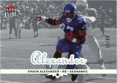 2006 Fleer Ultra Shaun Alexander Silver /99 #171 - Image 1 of 2