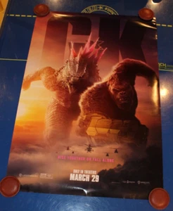 Godzilla x Kong The New Empire 2024 DS Rolled Original Movie Poster 27" x 40" - Picture 1 of 2