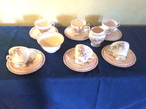 Tuscan Plant Pink April Beauty 20 Piece Tea set REDUCED - Picture 1 of 5