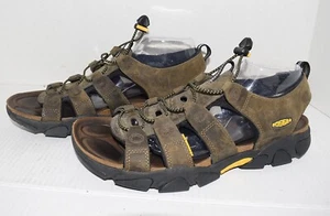 Sandalias deportivas Keen Daytona de cuero impermeables marrones para senderismo senderismo senderismo caminar talla 12 - Imagen 1 de 3