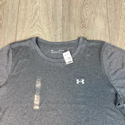 Camiseta para mujer Under Armour Tech Crew manga corta gris XL camiseta holgada Foto 1 de 4