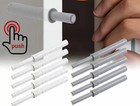 5pcs Soft Close Cabinet Door Damper Buffers Push To Open Drawer Stop Set - NEW