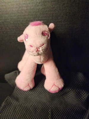 Fay Lawson Plush Arabian Camel Soft Pink Green Embroidered Toy 10" Dubai - Image 1 of 4