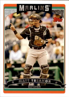 2006 Topps #366 Matt Treanor Florida Marlins - Image 1 of 2